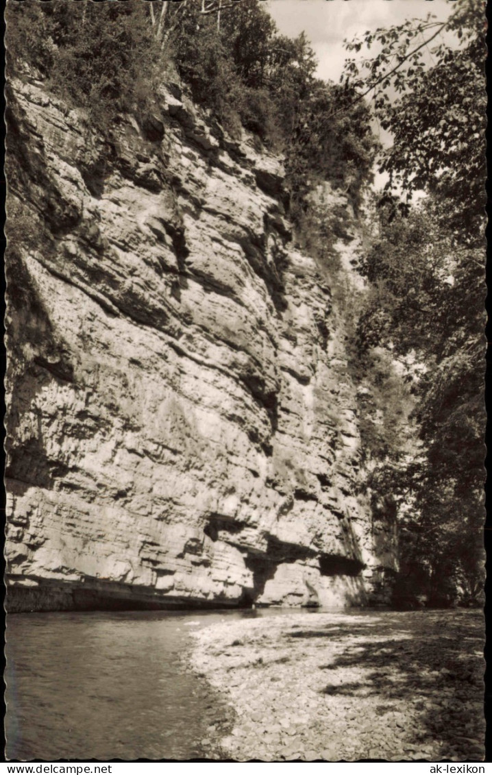 Bonndorf (Schwarzwald) Umland-Ansicht Partie In Der Wutachschlucht 1956 - Bonndorf