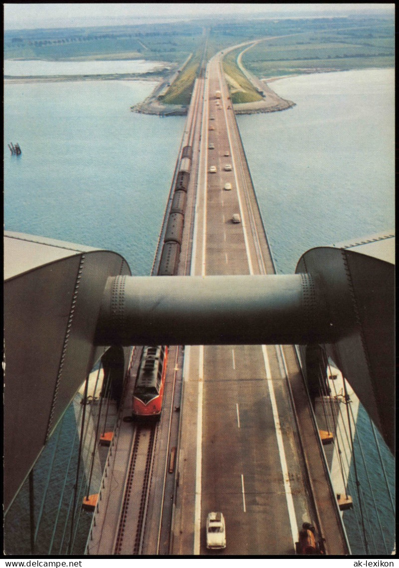 Ansichtskarte Fehmarn (Insel) Blick Von Der Fehmarnsund-Brücke Eisenbahn 1979 - Sonstige & Ohne Zuordnung