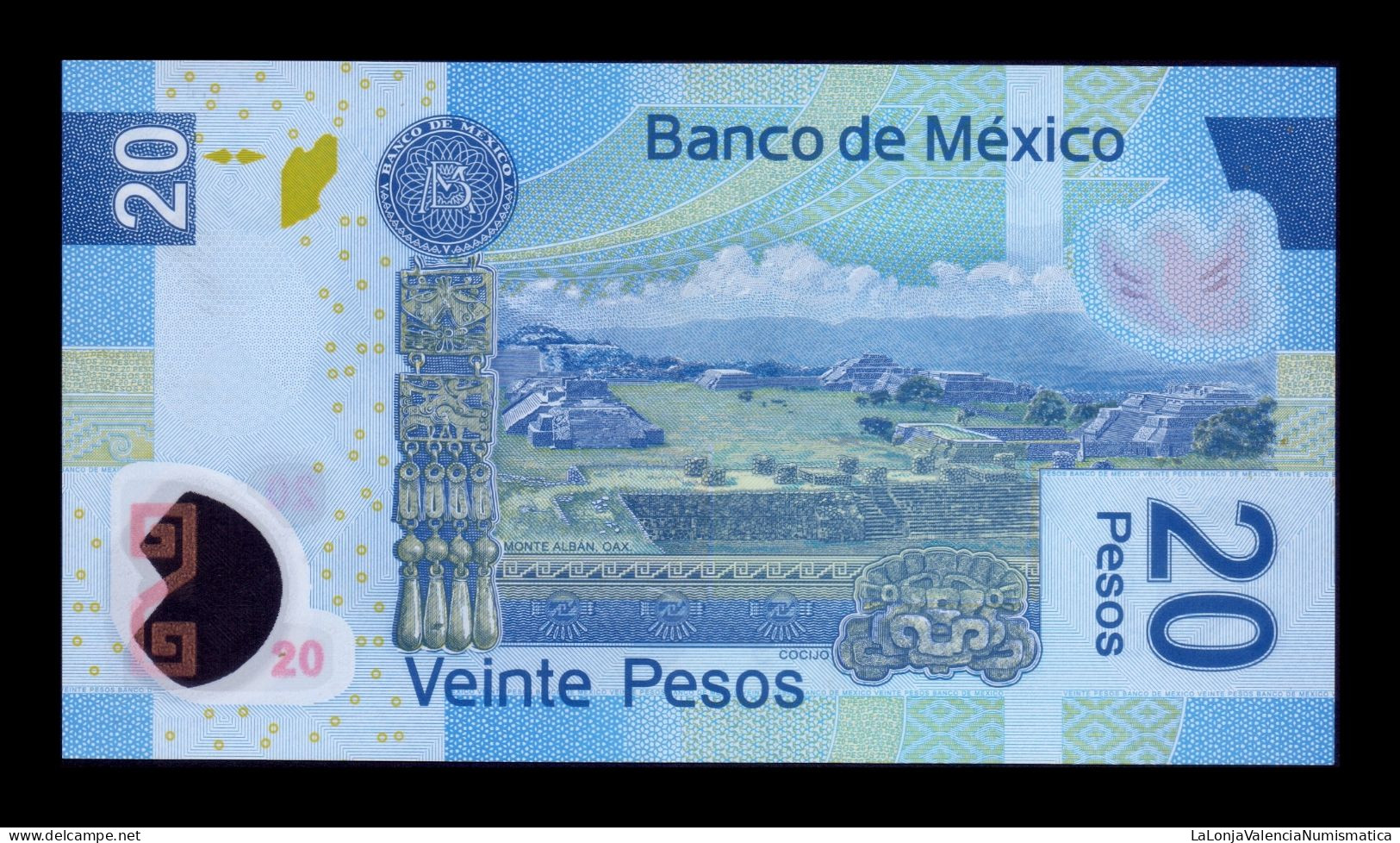 México 20 Pesos Benito Juárez 2006 Pick 122c Serie C Polímero Ebc Xf - Mexiko