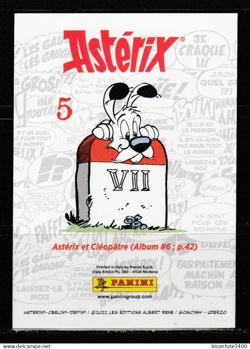 ASTERIX : Carte à Collectionner N° 5 De L'album PANINI "Astérix, L'album De Voyages" De 2022. - Franse Uitgave