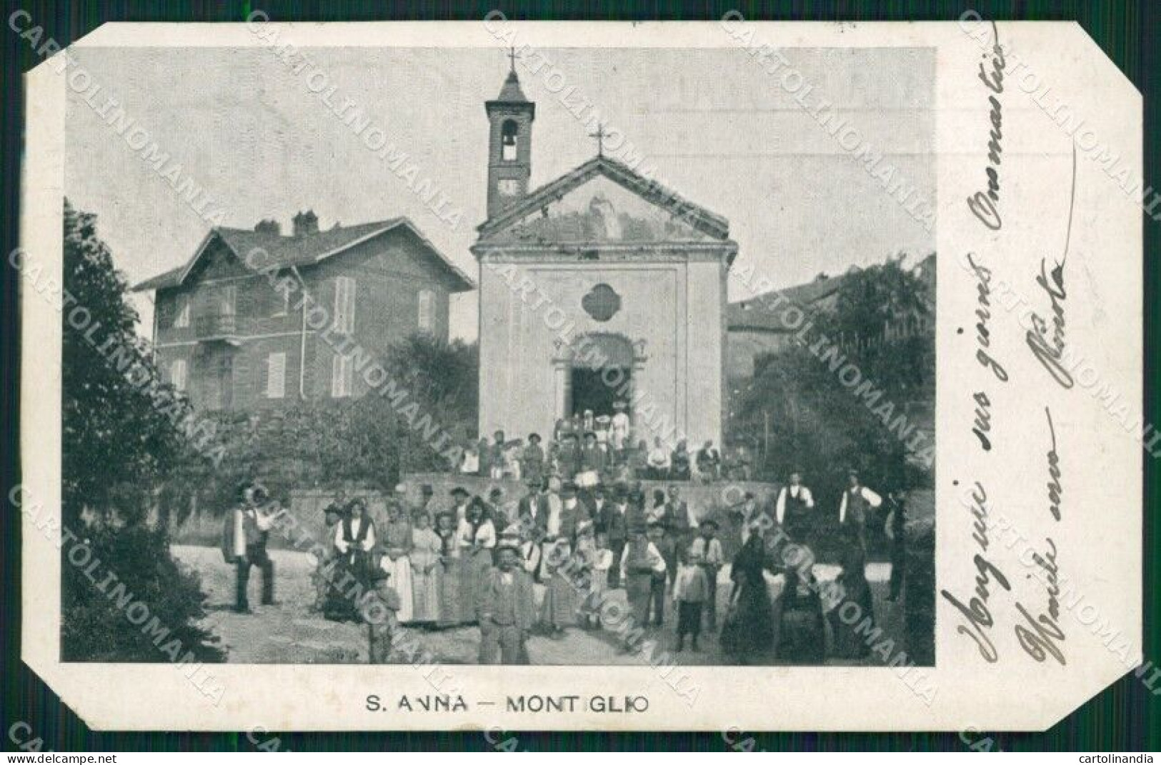 Asti Montiglio Sant'Anna Cartolina MT0852 - Asti