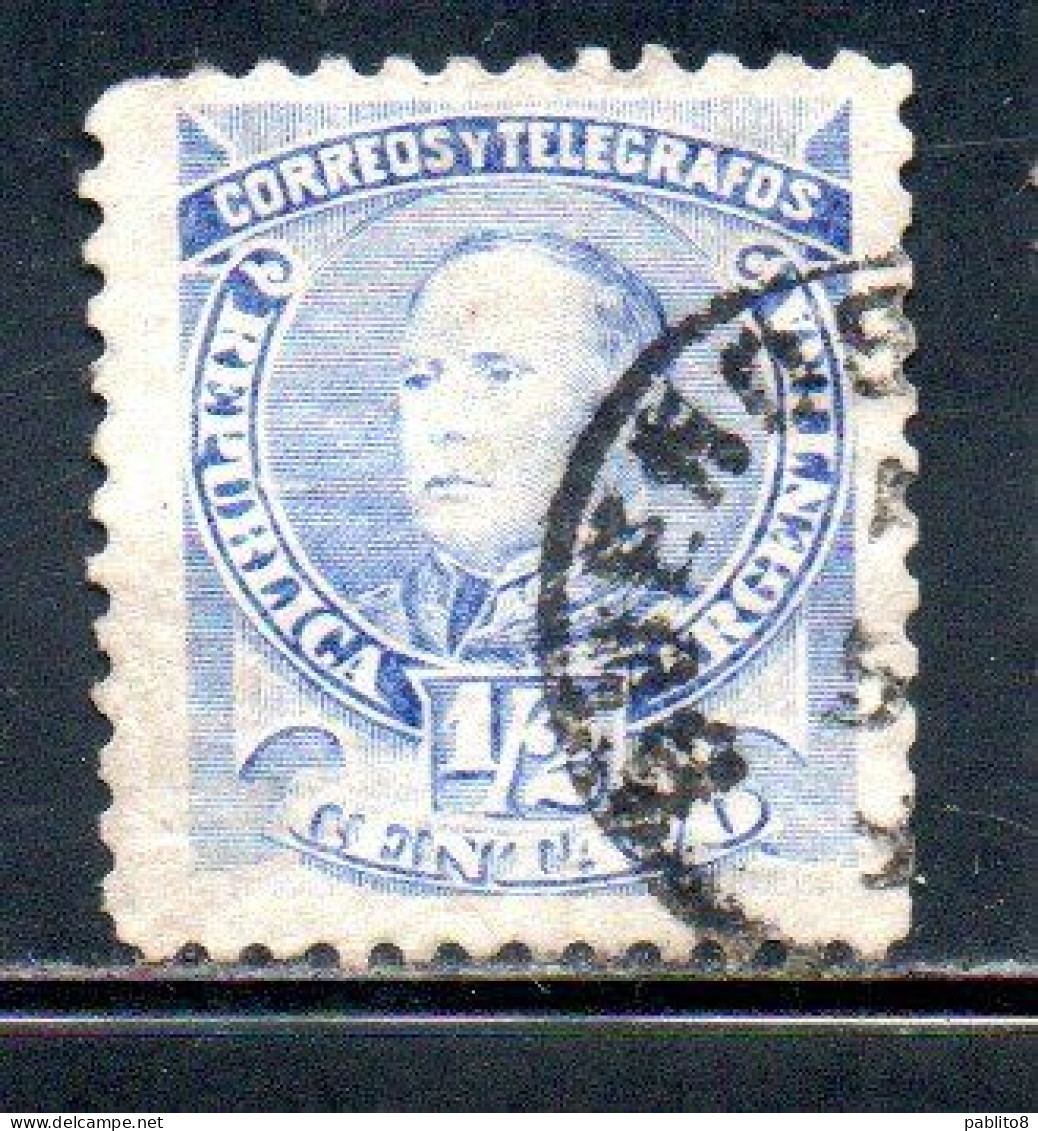 ARGENTINA 1888 1889 URQUIZA 1/2c USED USADO OBLITERE' - Used Stamps
