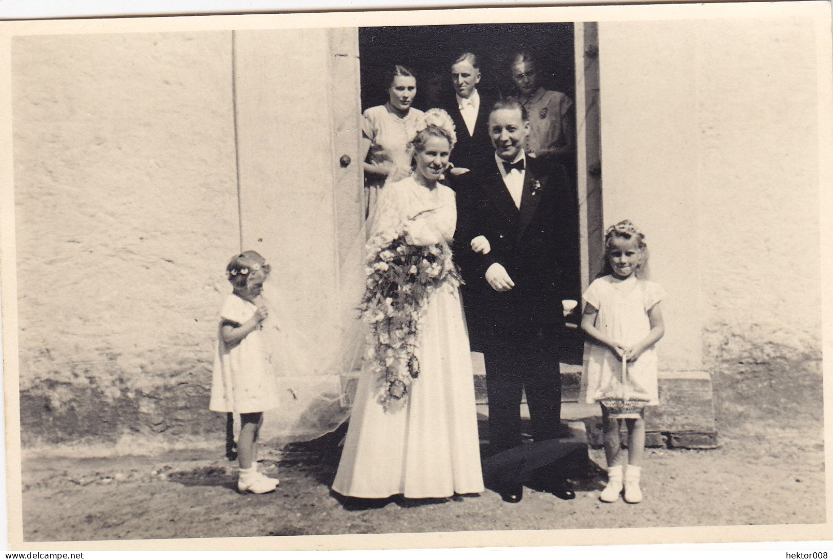 Altes Foto  Vintage Hochzeit Um 1960.(  B9  ) - Anonyme Personen