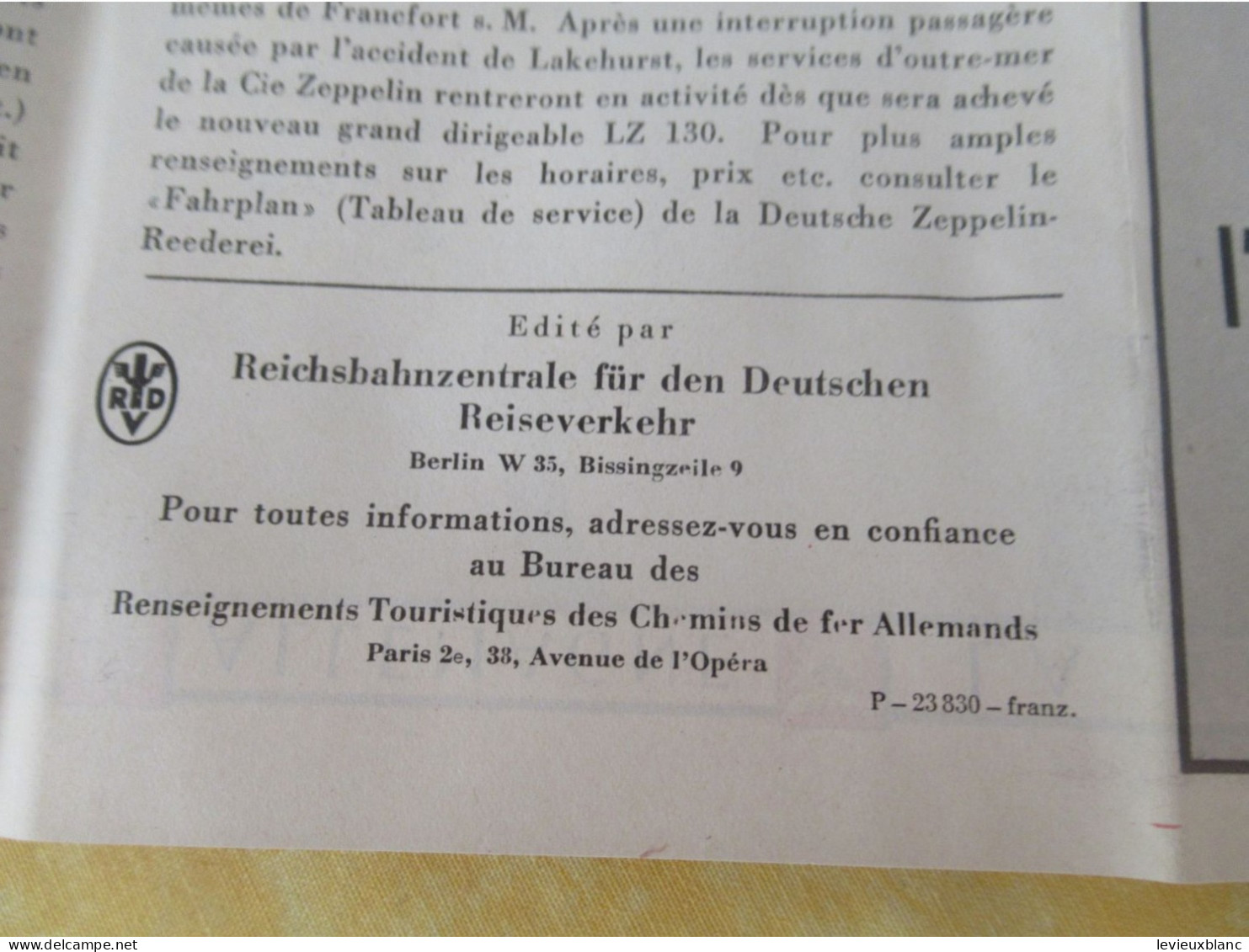 Dépliant Touristique/ Allemagne/ Imp. en Allemagne/ " Pays Allemand ,  Pays des beaux voyages "/Vers       PGC567