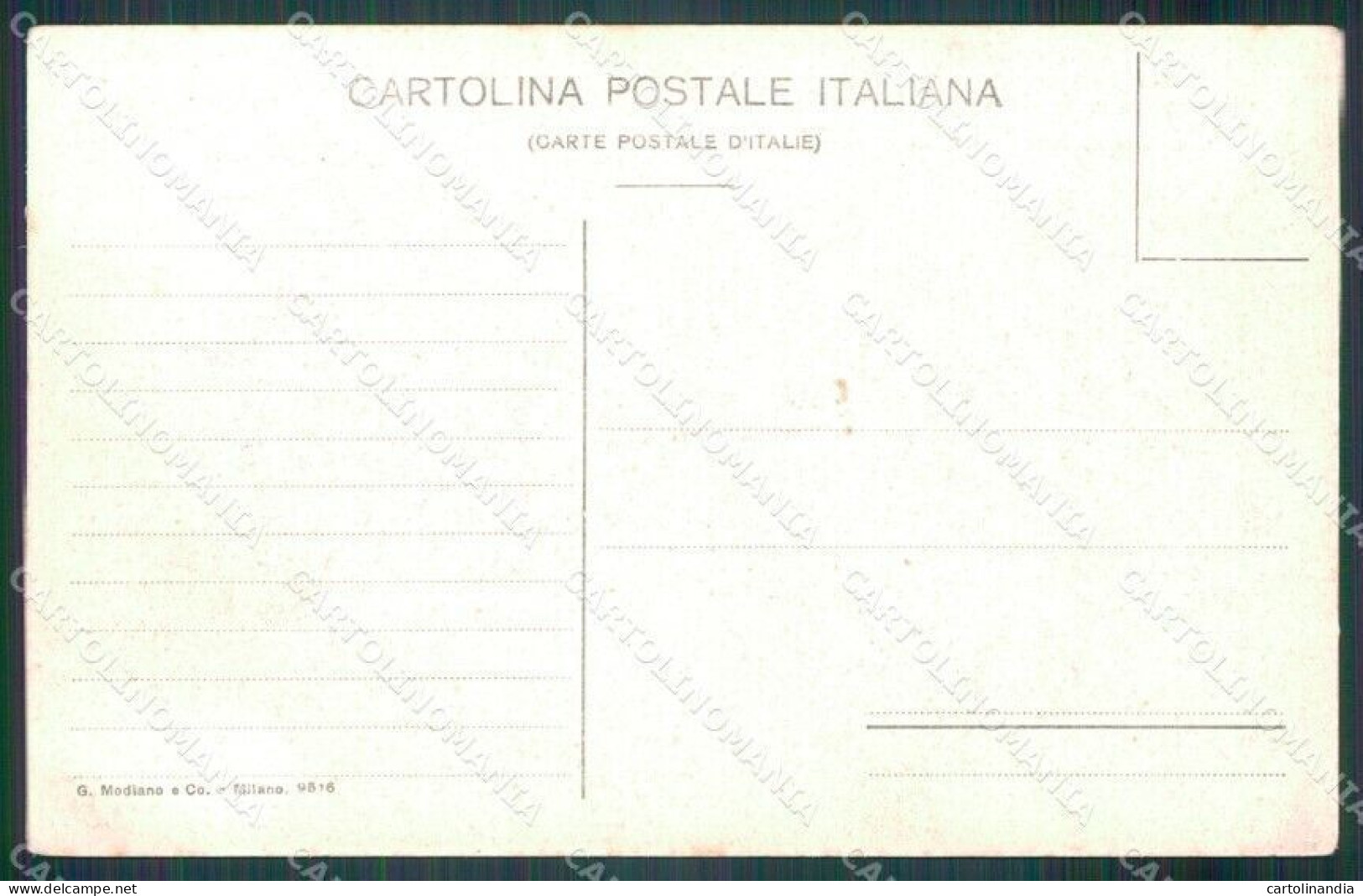 Vibo Valentia Monteleone Terremoto Calabria 1905 Attendamento Cartolina MT2605 - Vibo Valentia