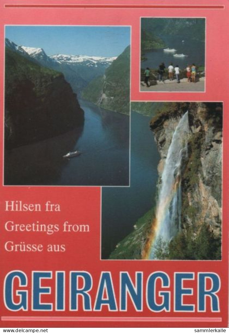 90596 - Norwegen - Geiranger - 3 Teilbilder - 1997 - Noruega