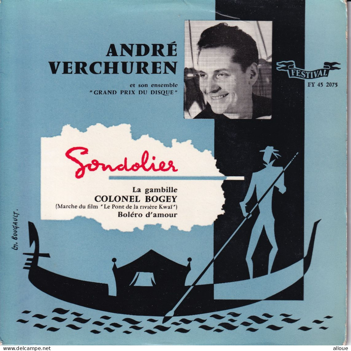 ANDRE VERCHUREN  - FR EP - GONDOLIER + 3 - Autres - Musique Française