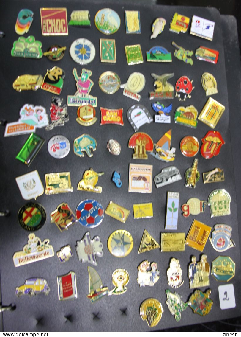 COLLECTION PIN'S VINTAGE (729 Pièces) - Lotes