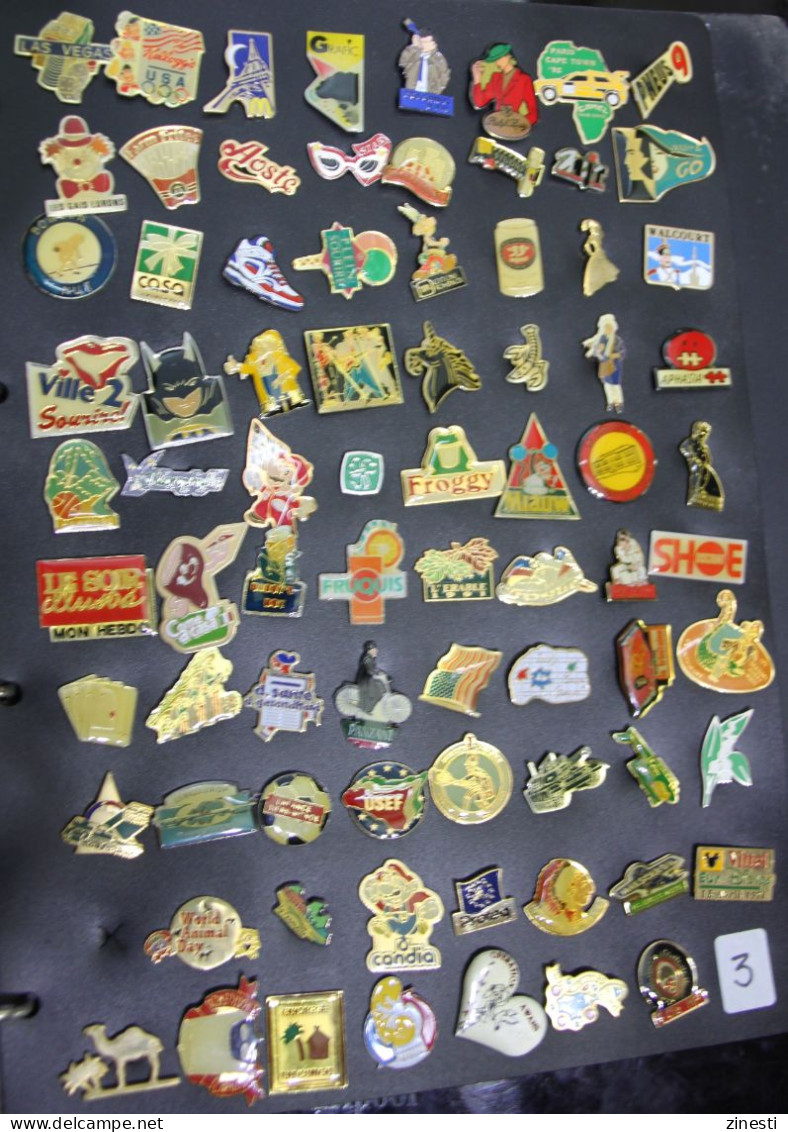 COLLECTION PIN'S VINTAGE (729 Pièces) - Loten