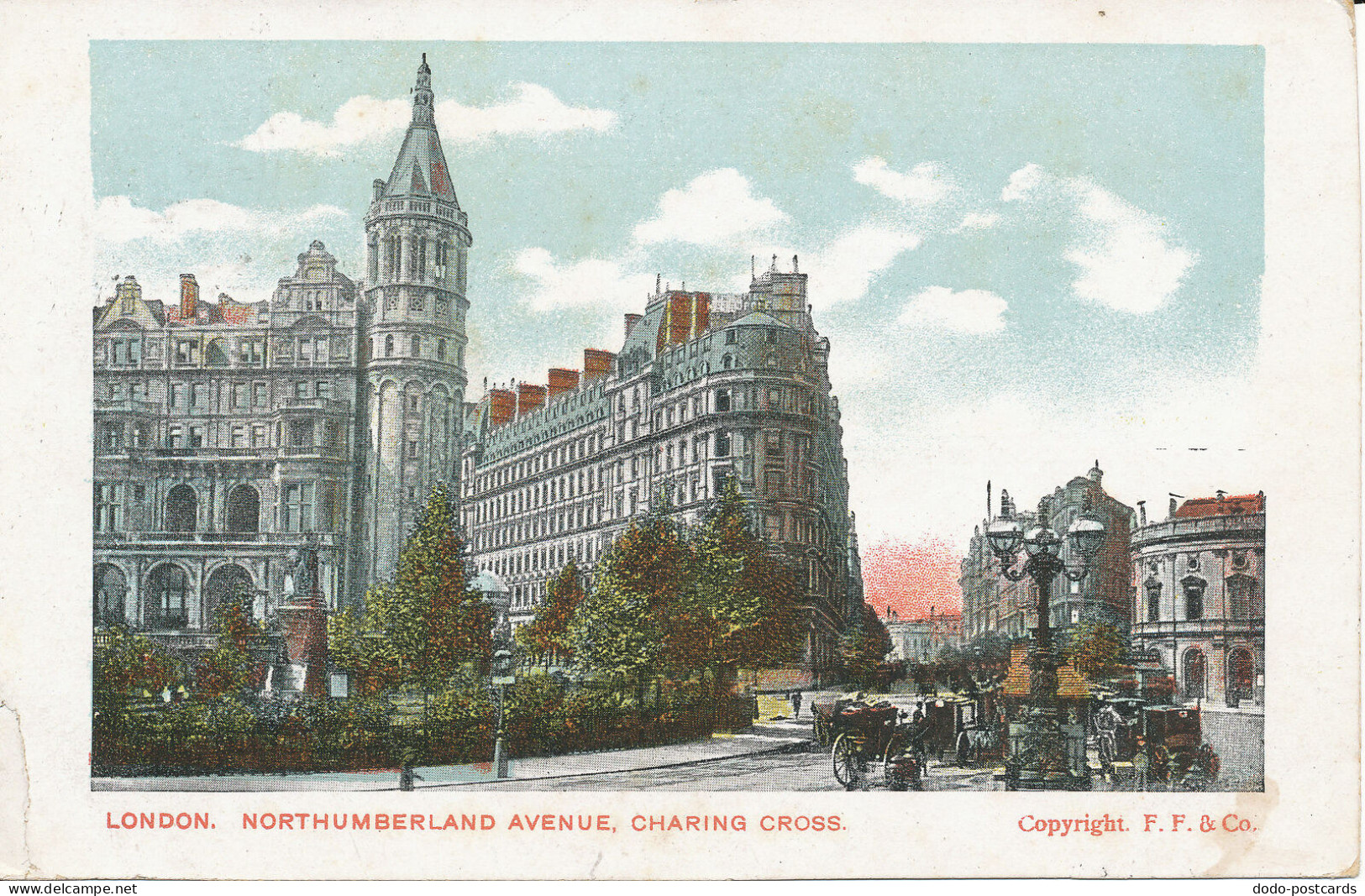 PC35954 London. Northumberland Avenue. Charing Cross. F. F. 1904 - Other & Unclassified