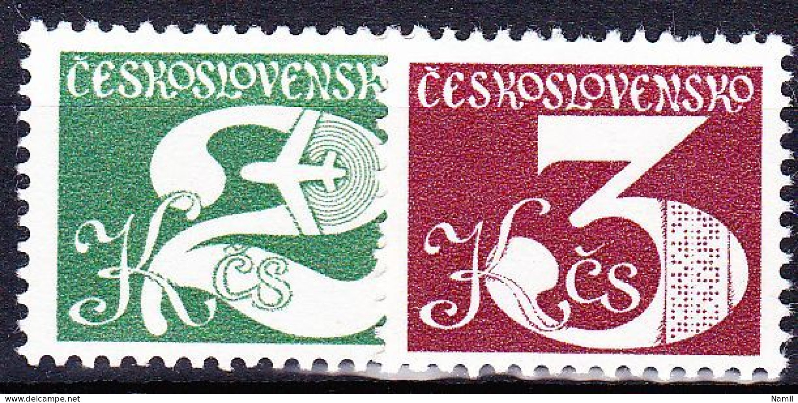 ** Tchécoslovaquie 1980 Mi 2542-3 (Yv 2378-9), (MNH)** - Ungebraucht