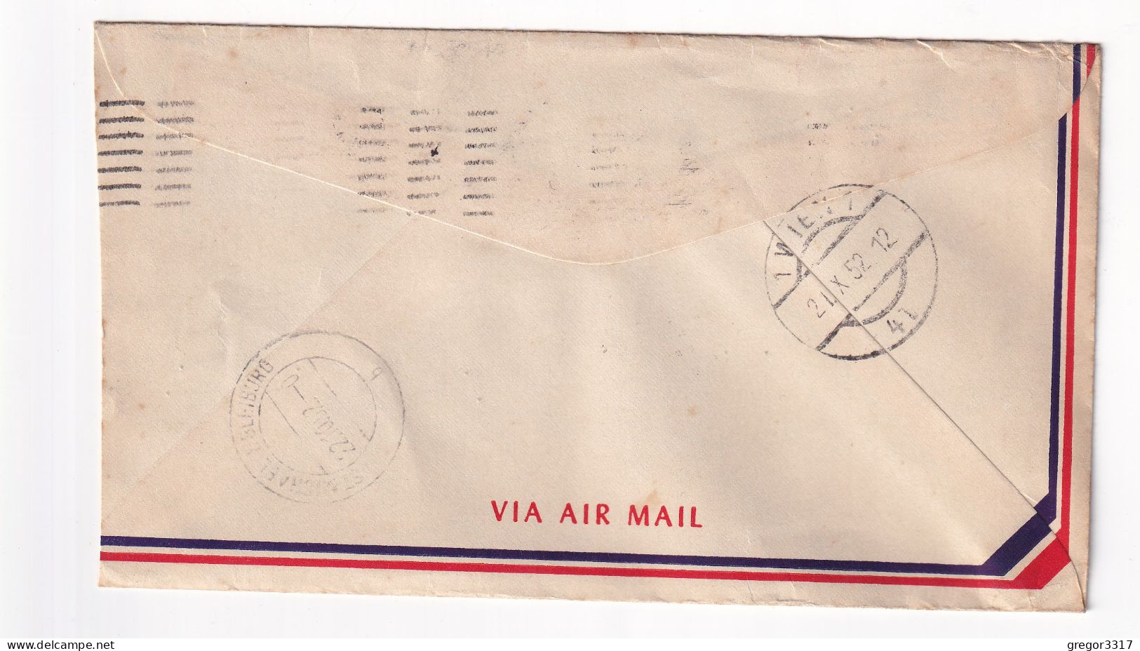 E6238) AIR MAIL - CORREO AEREO  - Luftpost EUCLID OHIO 1952 Nach St. Michael Ob Bleiburg Kärnten Austria - 2c. 1941-1960 Lettres