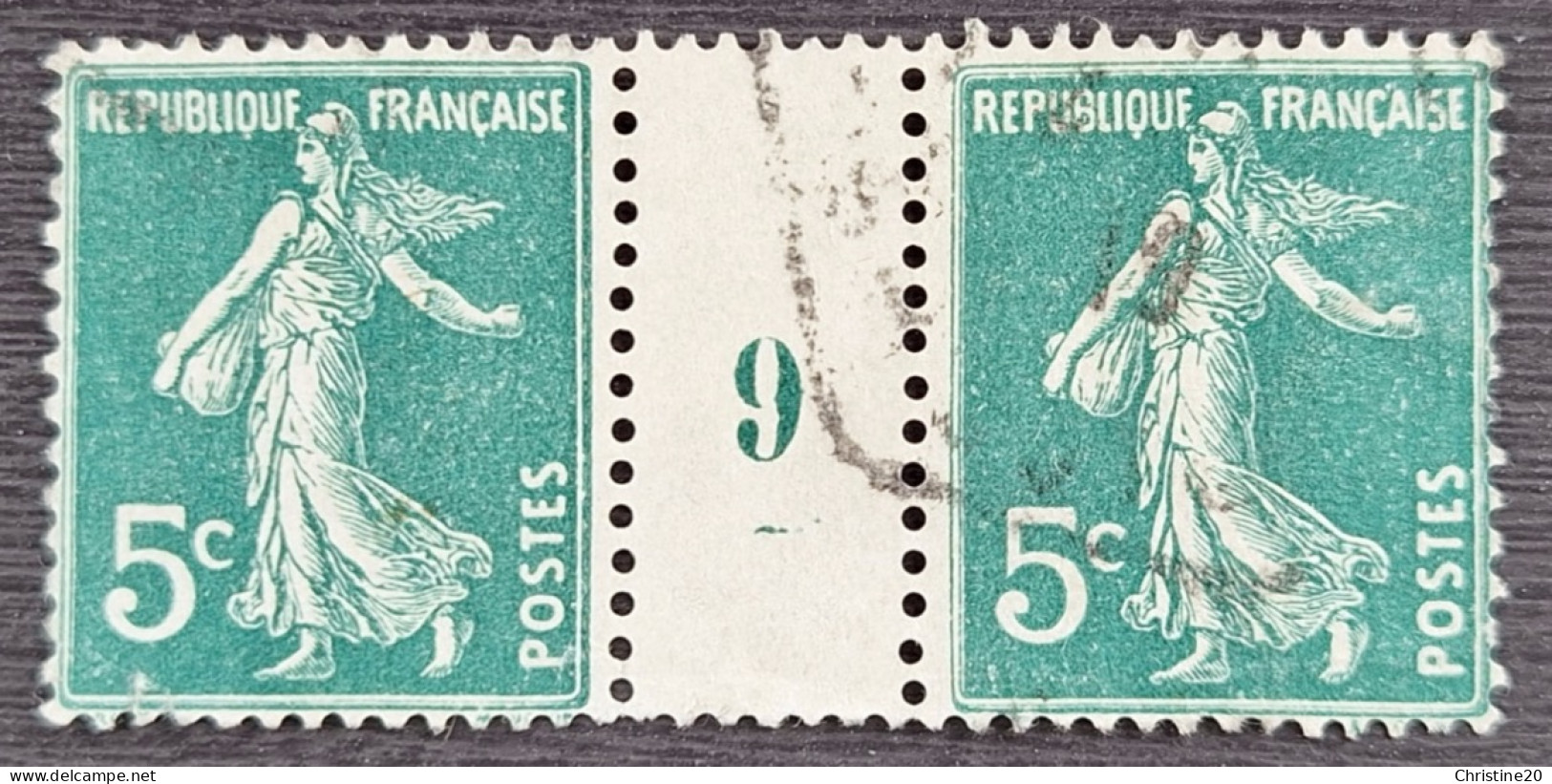 France 1909 N°137 Millésime 1909   Ob TB - Millesimes