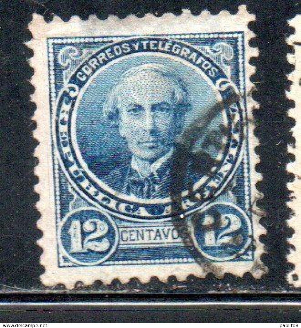 ARGENTINA 1888 1889 JUAN BAUTISTA ALBERDI 12c USED USADO OBLITERE' - Used Stamps
