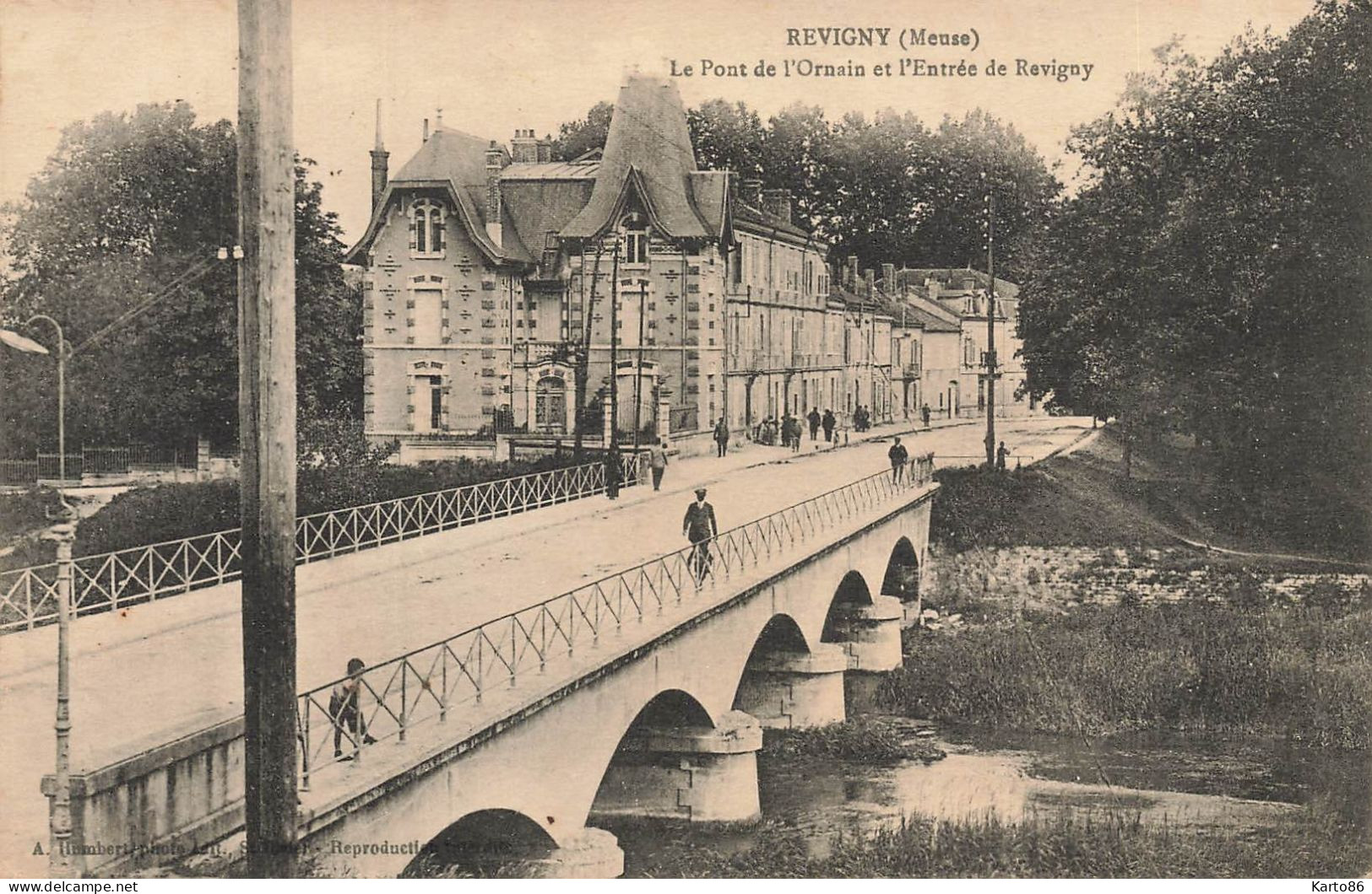 Revigny Sur Ornain * Le Pont De L'ornain Et Entrée De La Ville - Revigny Sur Ornain