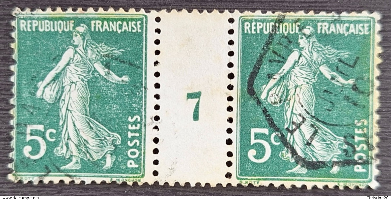 France 1907 N°137 Millésime 1907   Ob TB - Millésimes