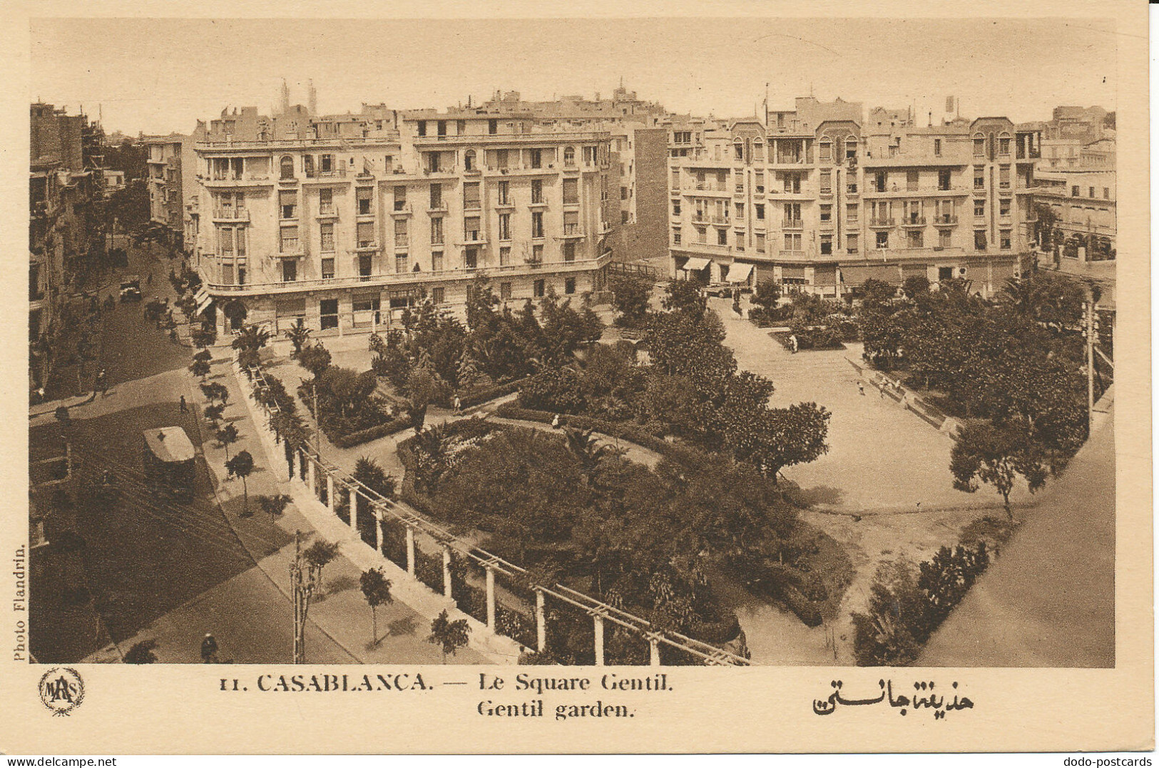 PC38704 Casablanca. Gentil Garden. Flandrin. No 11 - Wereld