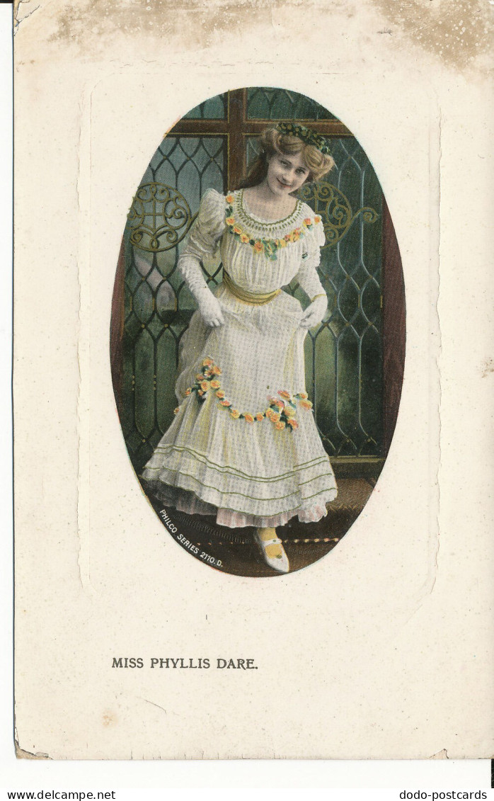 PC36010 Miss Phyllis Dare. Philco. No 2110. D. 1908 - Wereld