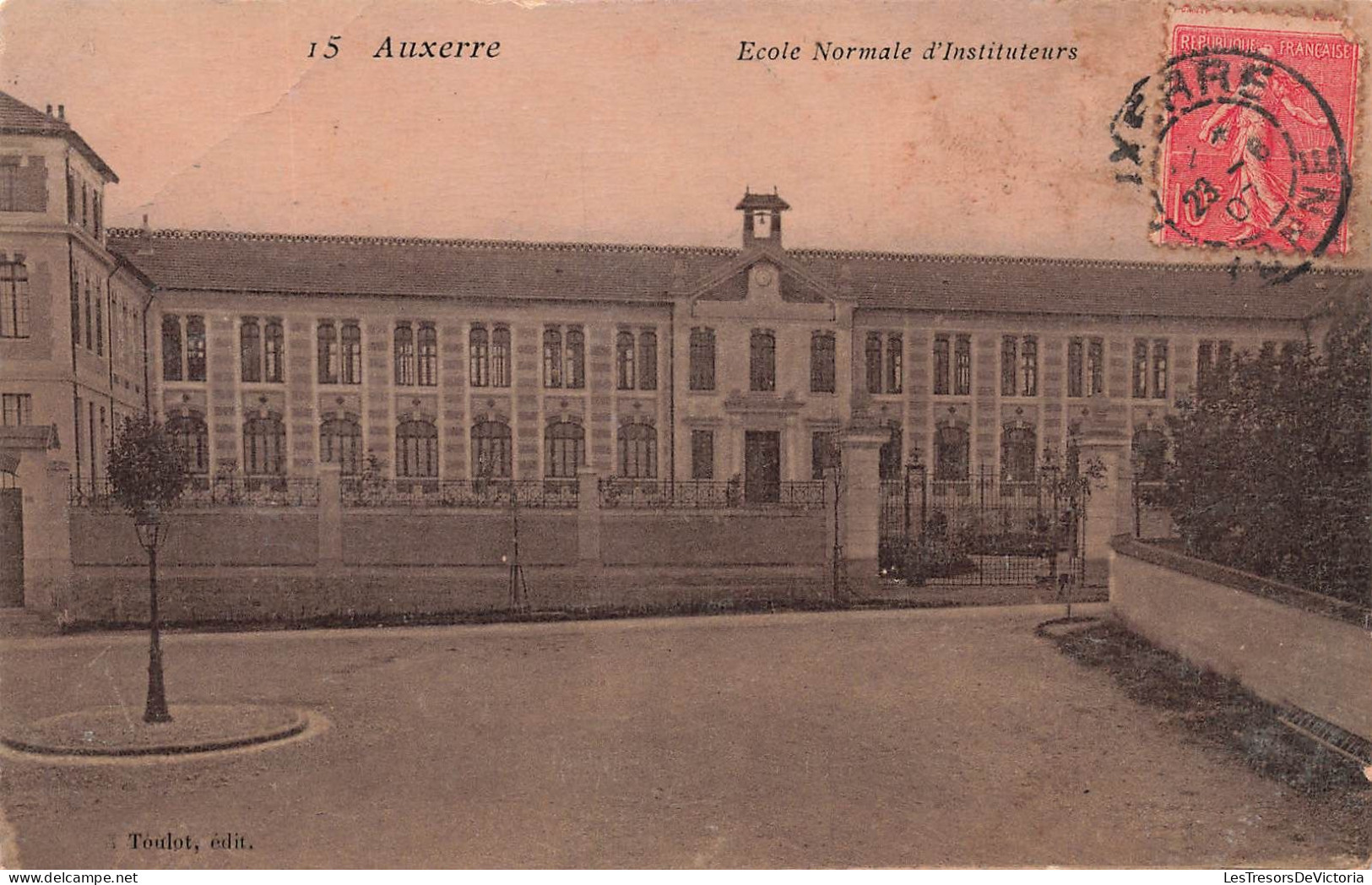 FRANCE - Auxerre - Ecole Normale D'instituteurs - Vue Générale - Face à L'entrée - Carte Postale Ancienne - Auxerre