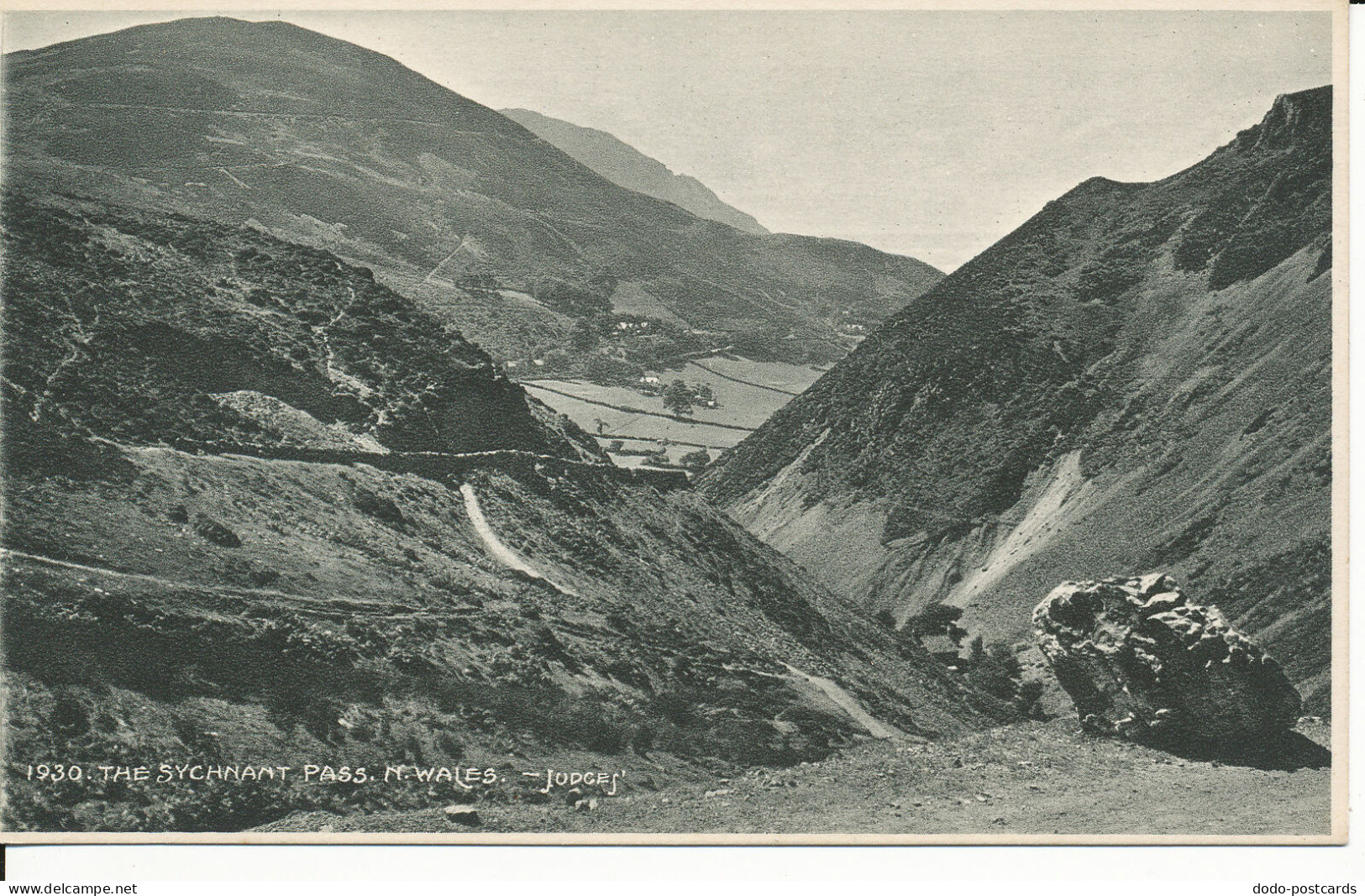 PC35903 The Sychnant Pass. N. Wales. Judges Ltd. No 1930 - Wereld