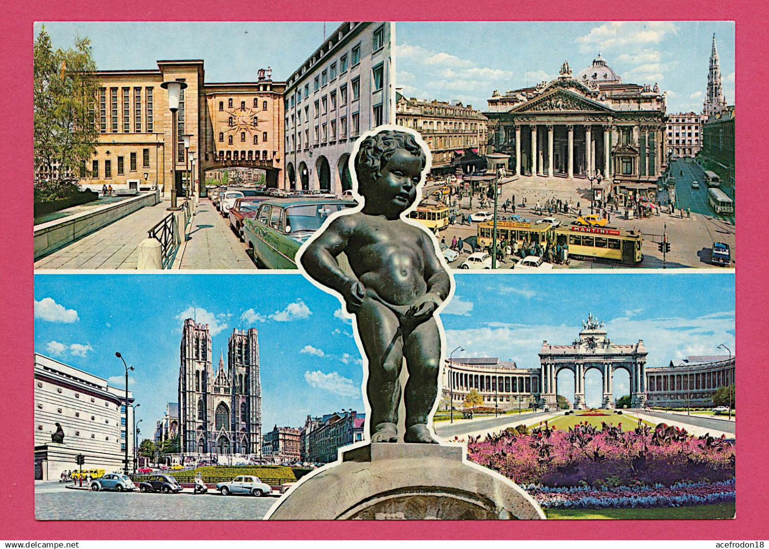 Bruxelles - Carte Multivues - Mehransichten, Panoramakarten