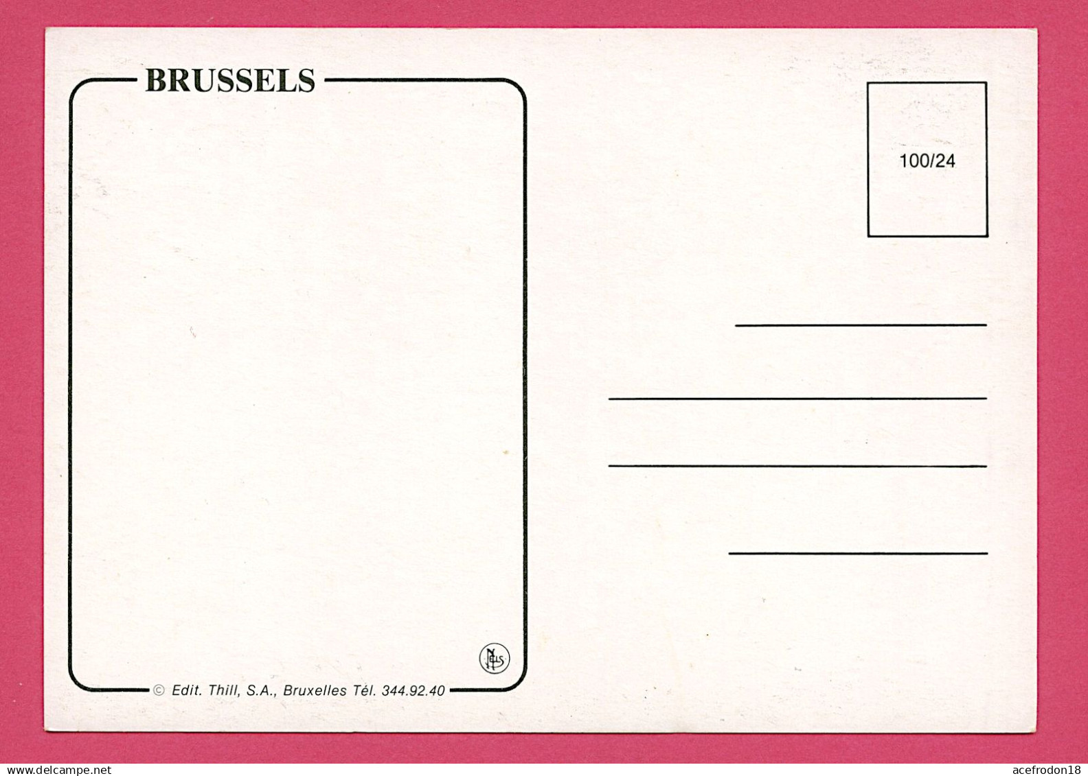 Bruxelles - Carte Multivues - Panoramische Zichten, Meerdere Zichten