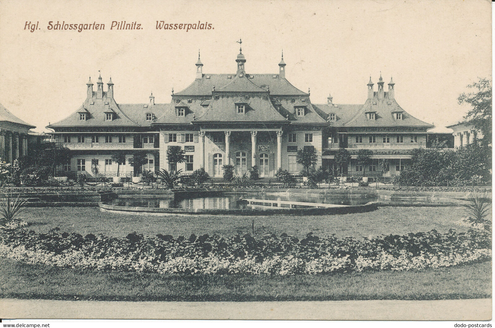 PC38748 Kgl. Schlossgarten Pillnitz. Wasserpalais. Otto Gunther. B. Hopkins - Welt