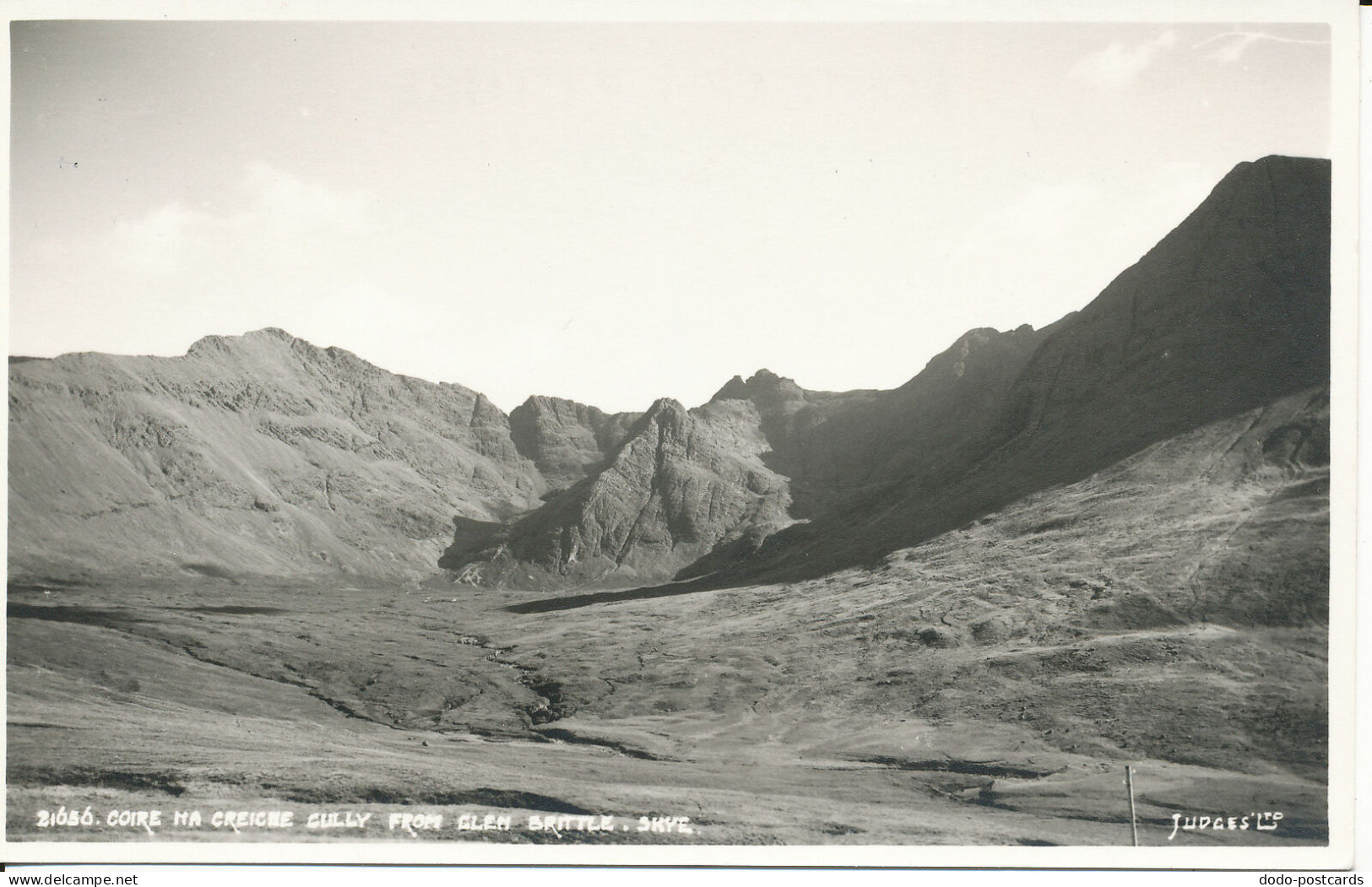 PC35873 Coire Na Creiche Gully From Glen Brittle. Skye. Judges Ltd. No 21656. RP - Welt