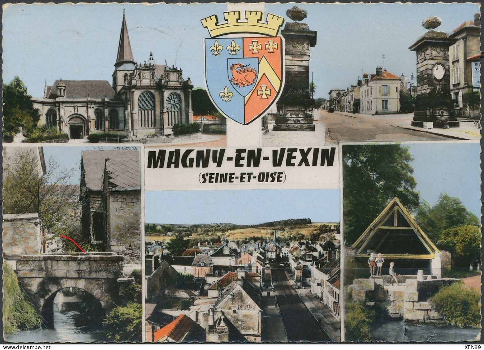 CPSM - MAGNY-en-VEXIN - Multi Vues - Magny En Vexin