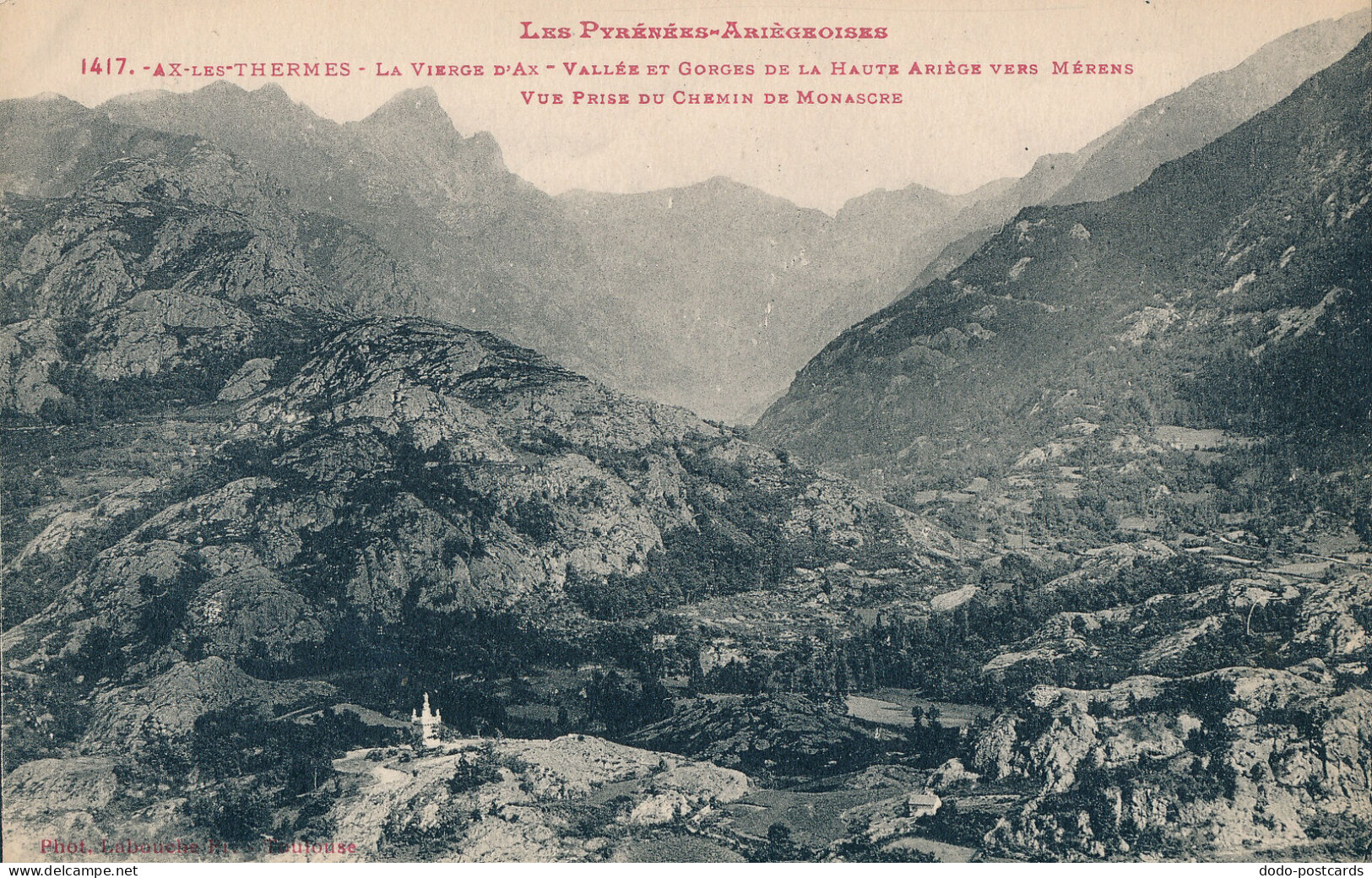 PC38913 Ax Les Thermes. La Vierge D Ax. Vallee Et Gorges De La Haute Ariege Vers - Wereld