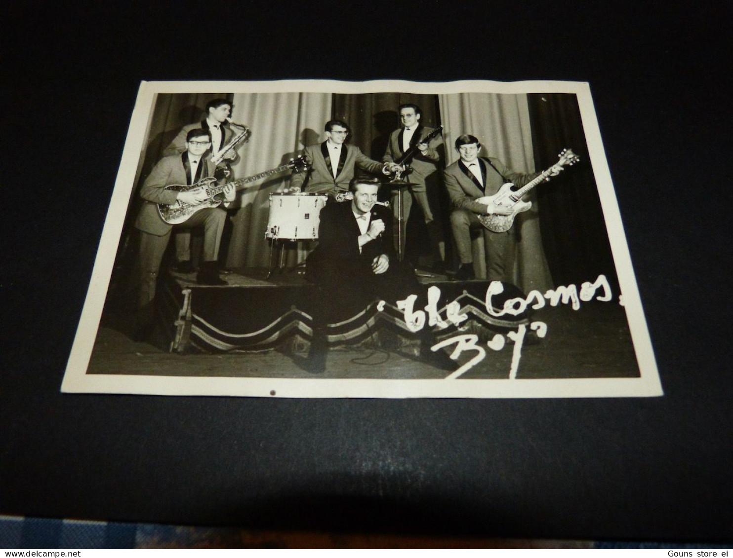 CB30-15 Carte Photo Marchienne Au Pont   Orchestre The Cosmos Boys - Charleroi