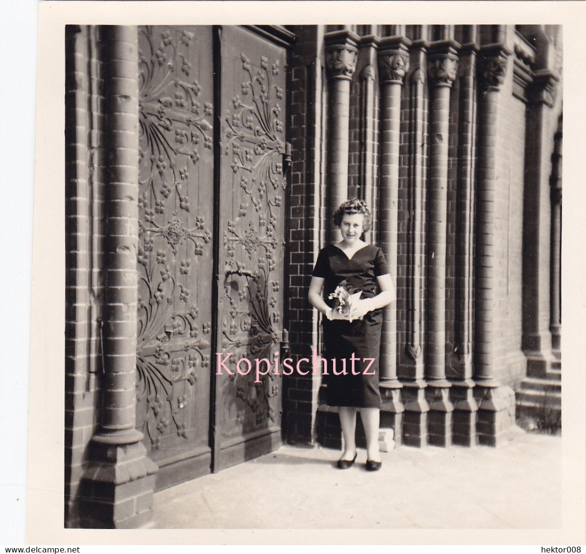 4 Alte Fotos  Vintage. 2 Mädchen Kommunion. (  B8  ) - Anonyme Personen