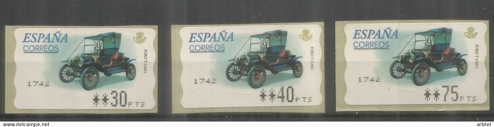 ESPAÑA ATM AUTOMOVIL CAR FORD T - Coches