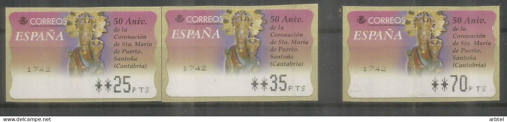 ESPAÑA ATM VIRGEN SANTA MARIA DEL PUERTO SANTOÑA CANTABRIA RELIGION - Christianisme