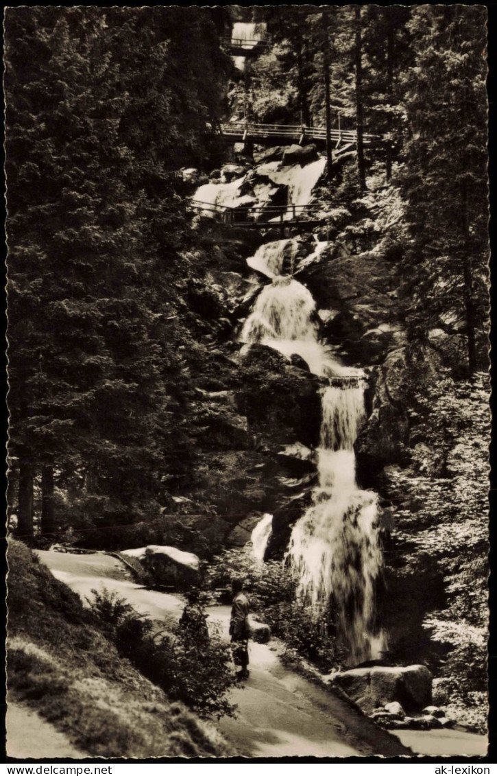 Ansichtskarte Triberg Im Schwarzwald Schwarzwald Wasserfälle 1961 - Triberg