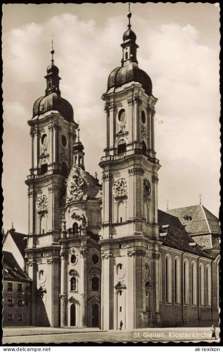 Ansichtskarte St. Gallen Klosterkirche 1952 - Other & Unclassified