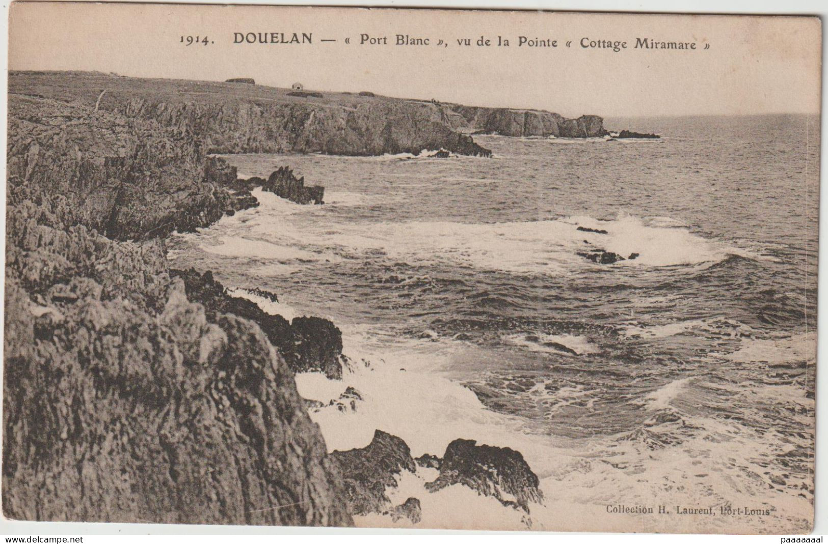 CLOHARS CARNOET DOELAN DOUELAN  PORT BLANC VU DE LA POINTE COTTAGE MIRAMARE - Clohars-Carnoët