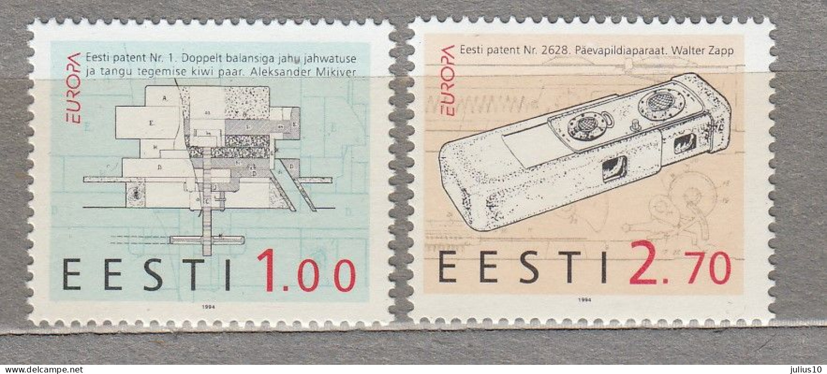 ESTONIA 1994 Europa CEPT MNH(**) Mi 233-234 # Est290 - 1994