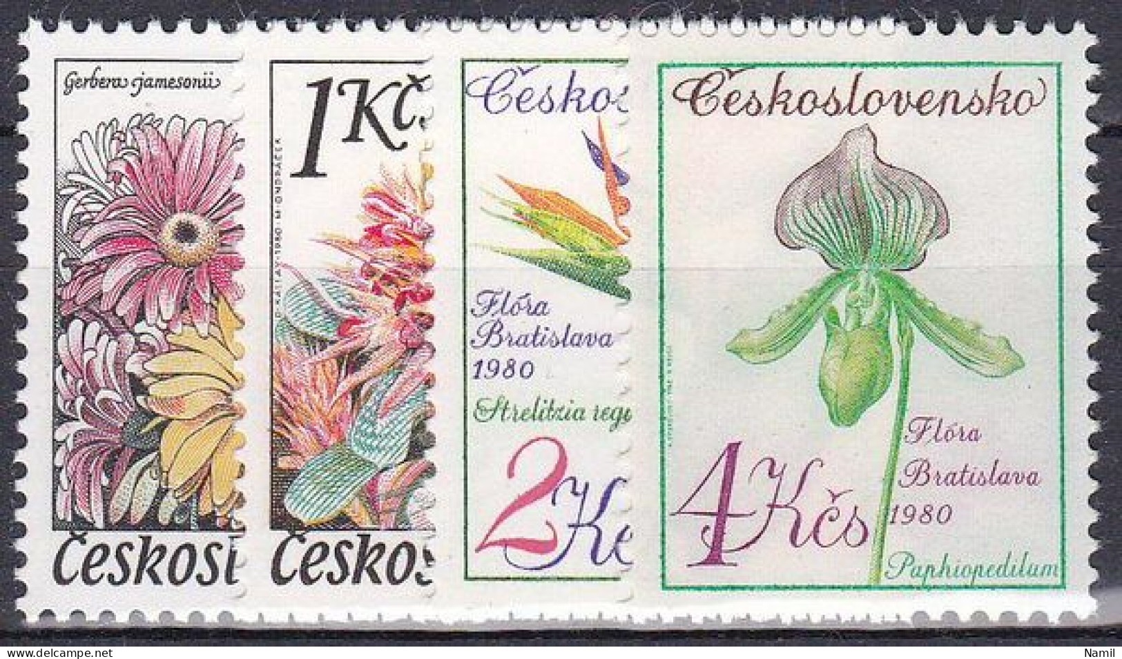 ** Tchécoslovaquie 1980 Mi 2574-7 (Yv 2400-3), (MNH)** - Unused Stamps