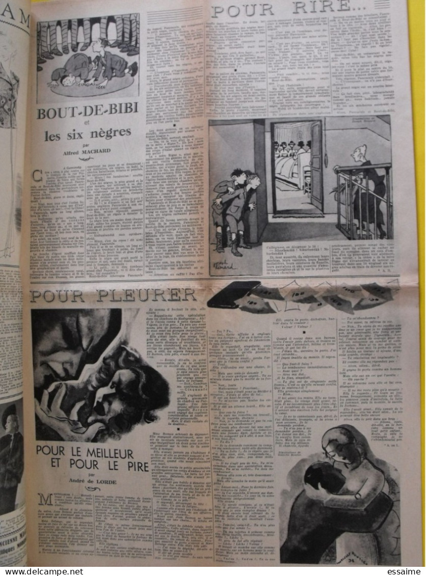 5 N° De Le Journal De La Femme De 1938. Revue Féminine. Raymonde Machard Japon Greta Garbo - 1900 - 1949