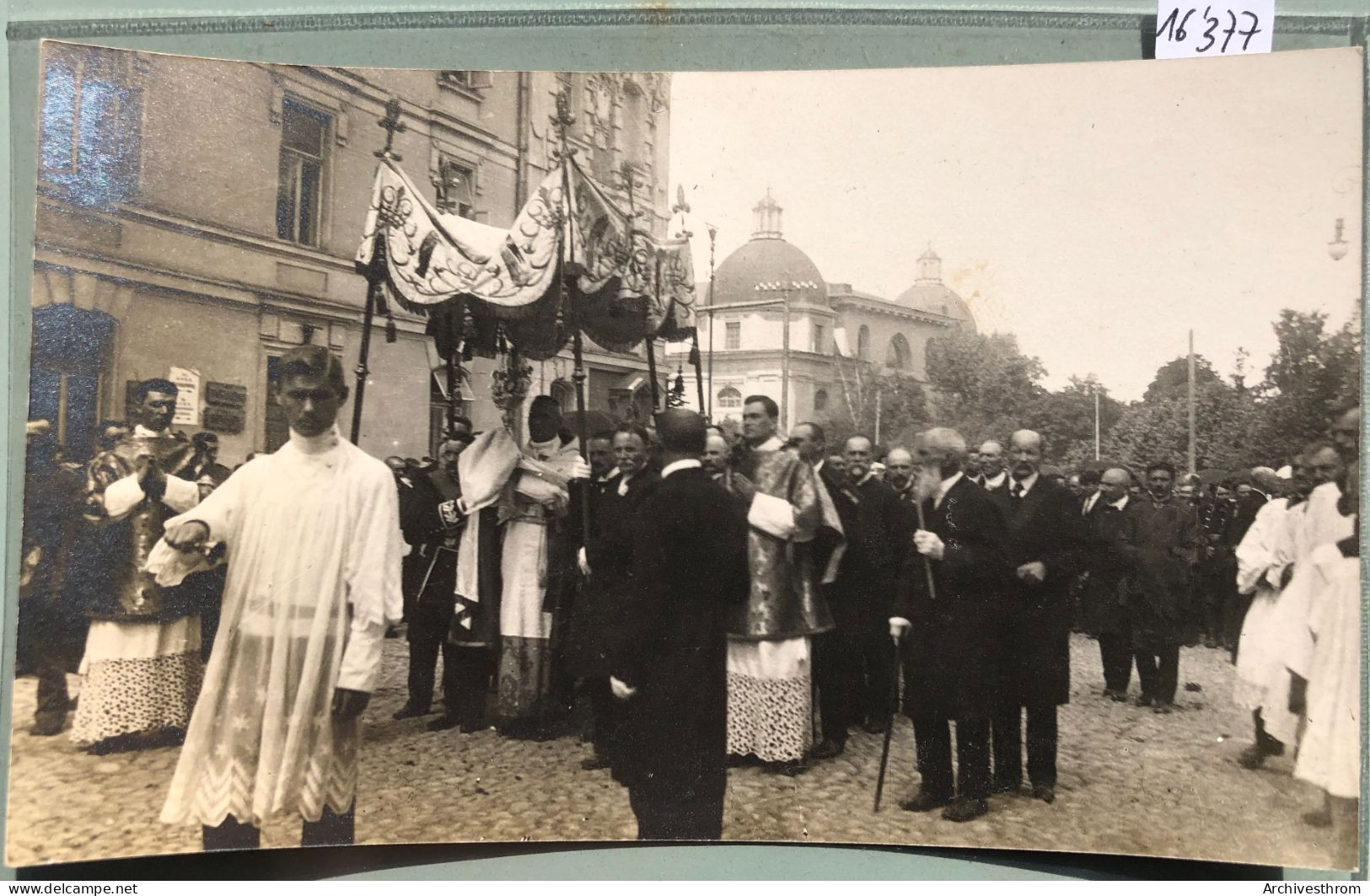 Wilno : 1917 Procession Autour De La Cathédrale De Vilnius (16'377) - Lituania