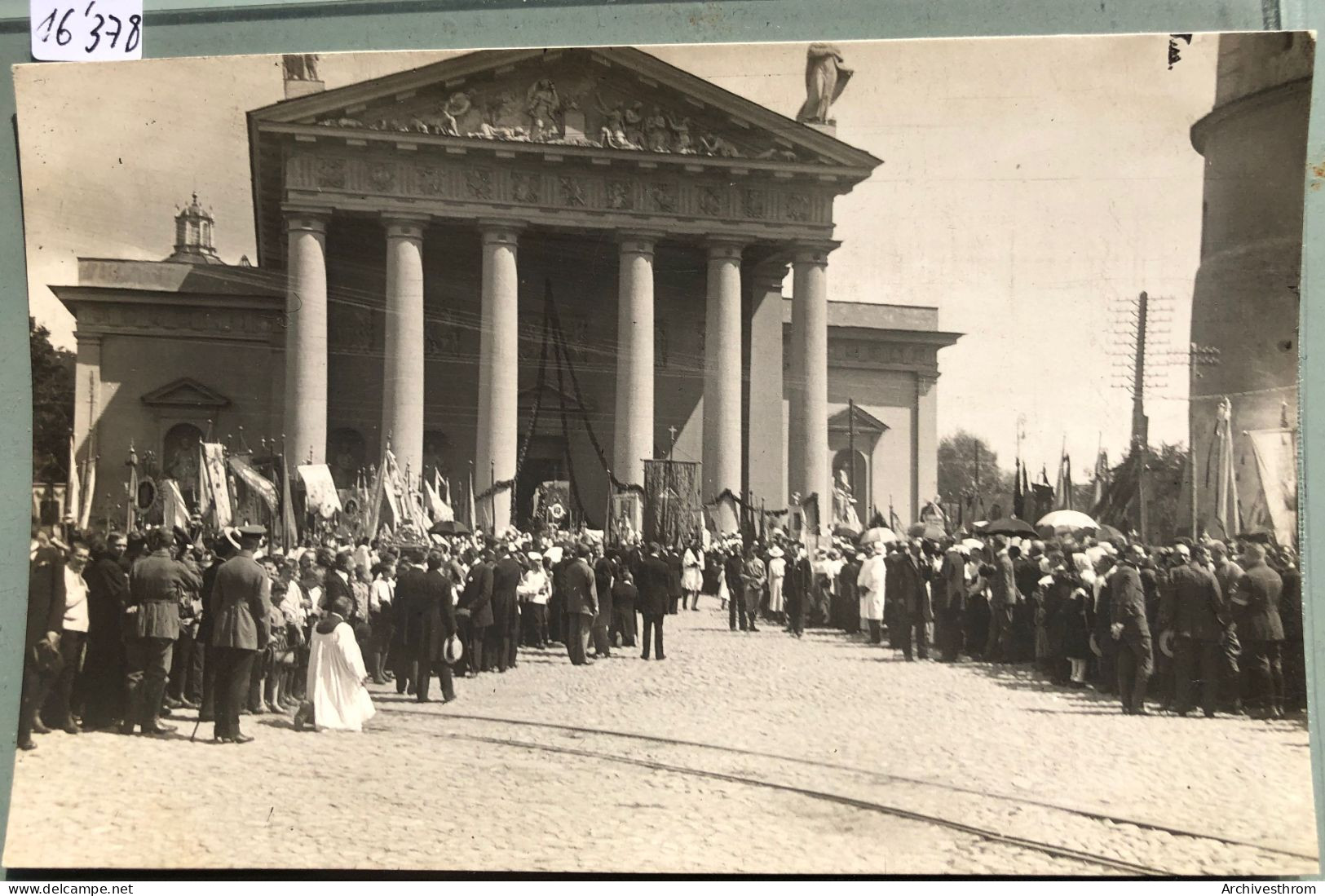 Wilno : 1917 Procession Autour De La Cathédrale De Vilnius (16'378) - Litauen