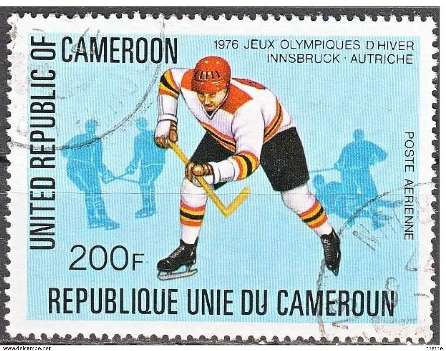 CAMEROUN -  JO Innsbruck -  Hockey Sur Glace - Hiver 1976: Innsbruck