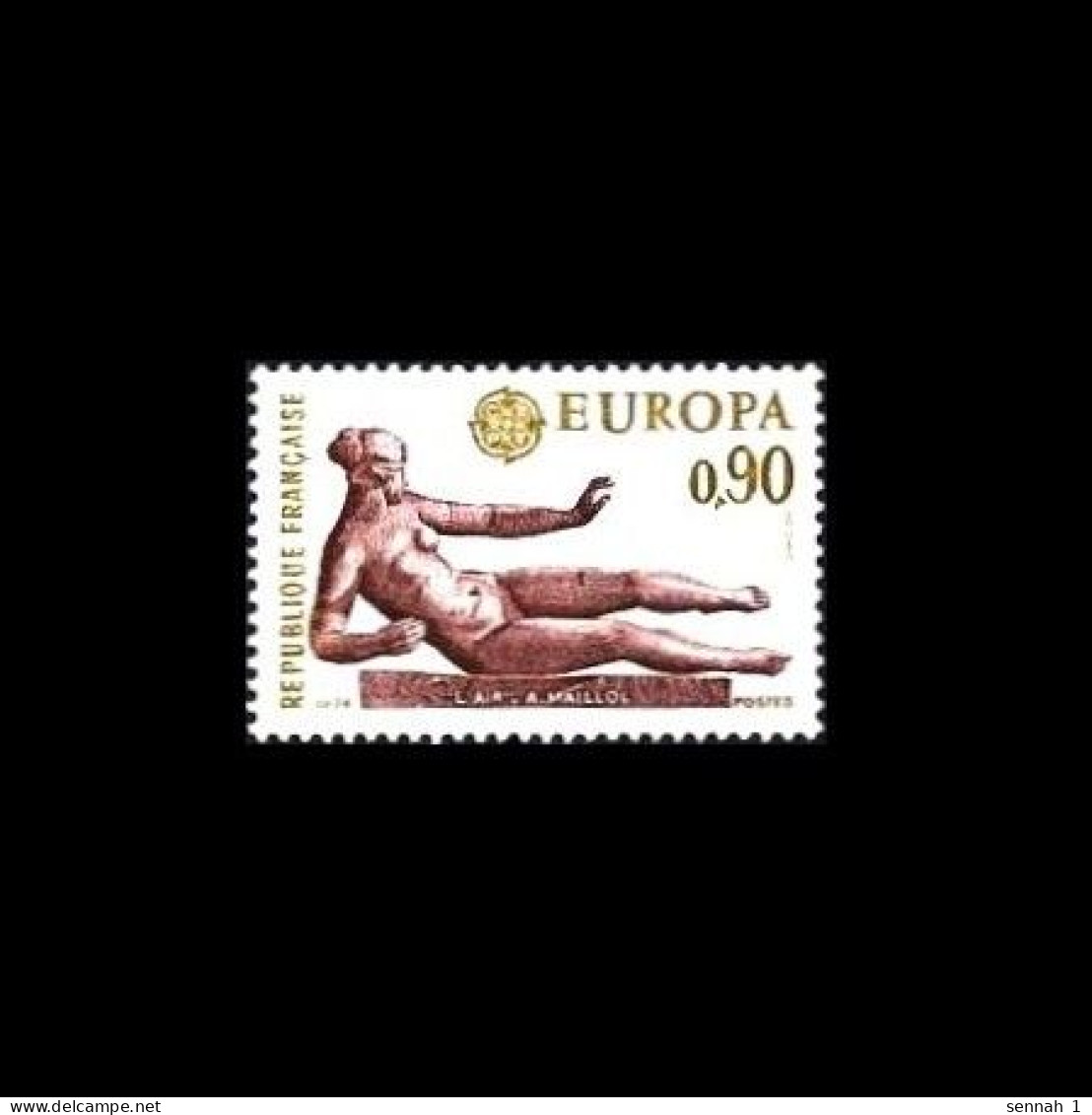 Frankreich / France: 'CEPT Europa – Skulpturen, 1974' / 'Europe – Sculpture De Maillol', Mi 1870; Yv 1790; Sc 1400 [*] - Used Stamps