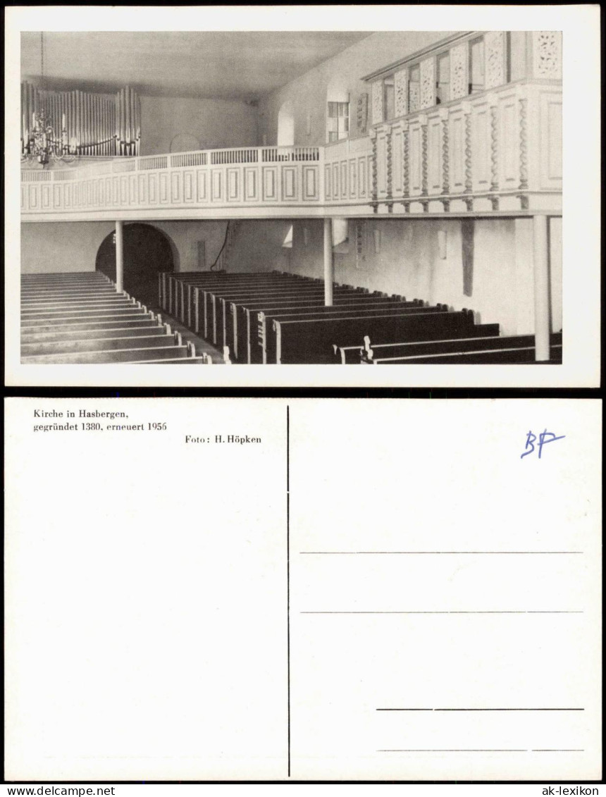Hasbergen-Delmenhorst Demost St.-Laurentius-Kirche Innen Mit Orgel 1960 - Delmenhorst