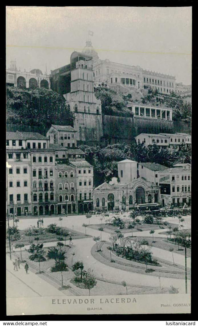 BAHIA -  Elevador Lacerda ( Photo. Gonsalves - Foto Bayer)  Carte Postale - Salvador De Bahia