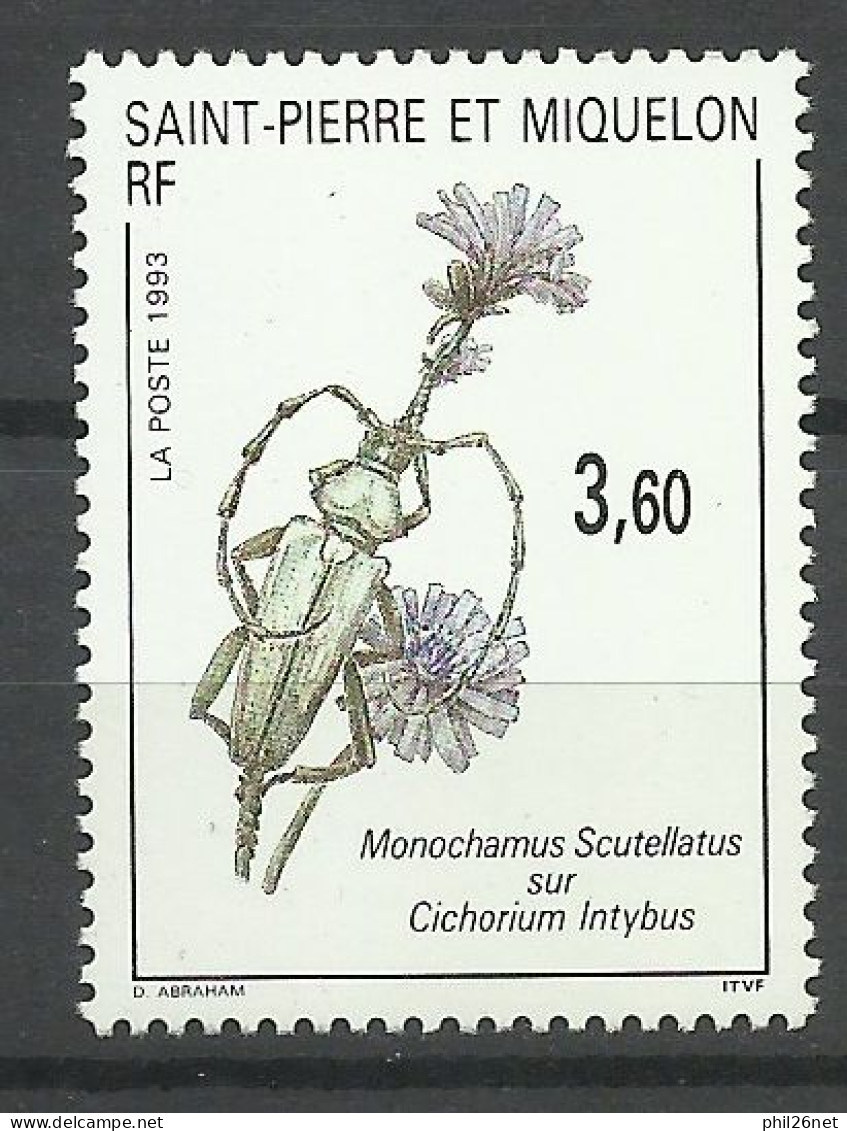 Saint Pierre Et Miquelon SPM N°575  Insecte  Neuf * * B/TB Voir Scans Soldé ! ! ! - Unused Stamps