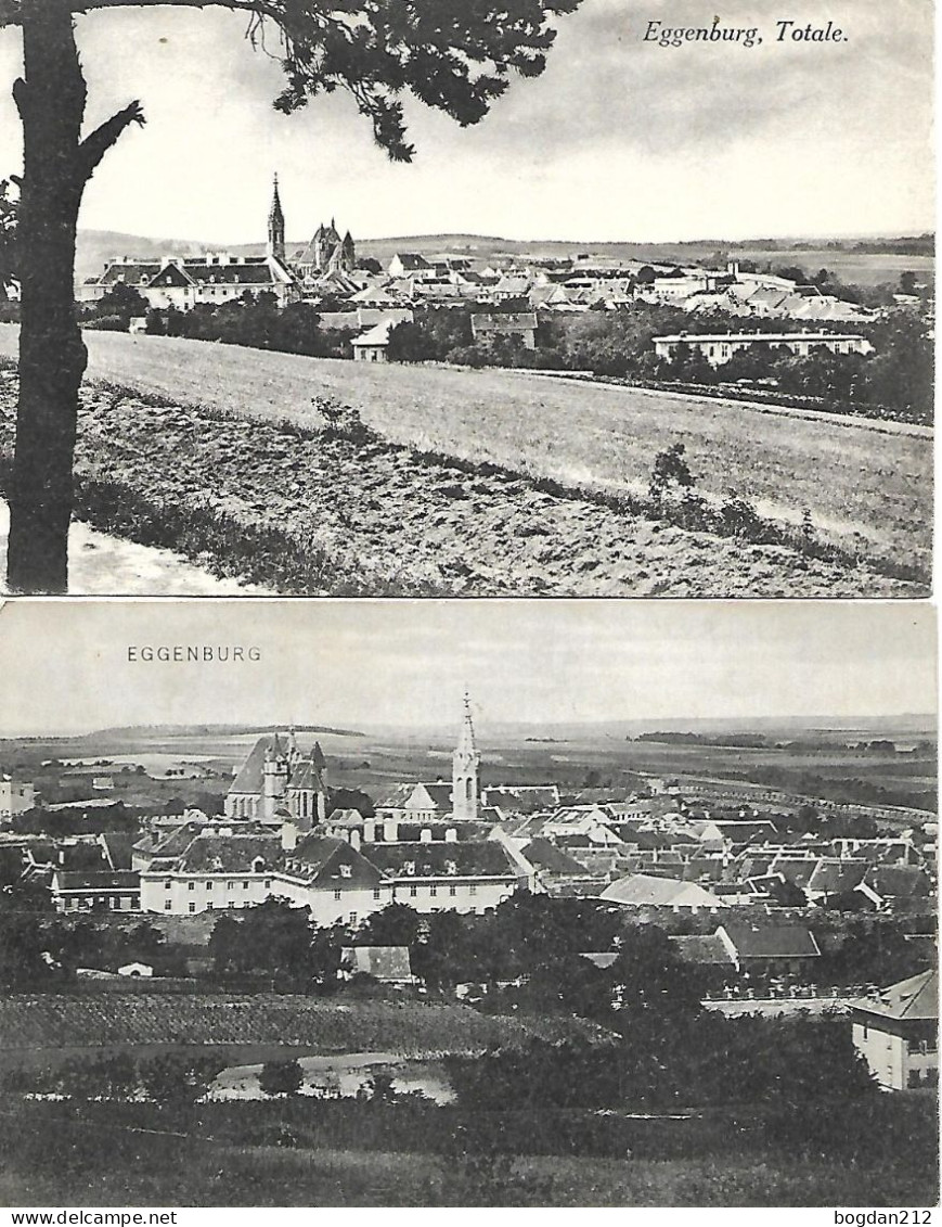 1910/22 - EGGENBURG , 2 Stk.  Gute Zustand, 2 Scan - Eggenburg