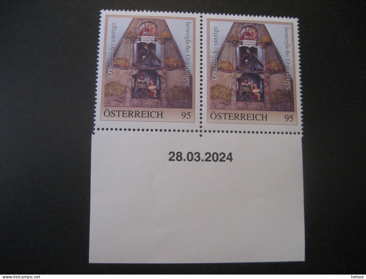 PM Schlatt Bei Schwanenstadt 8148096, Österreichs Einzige Bewegliche Osterkrippe, Ungebraucht - Persoonlijke Postzegels