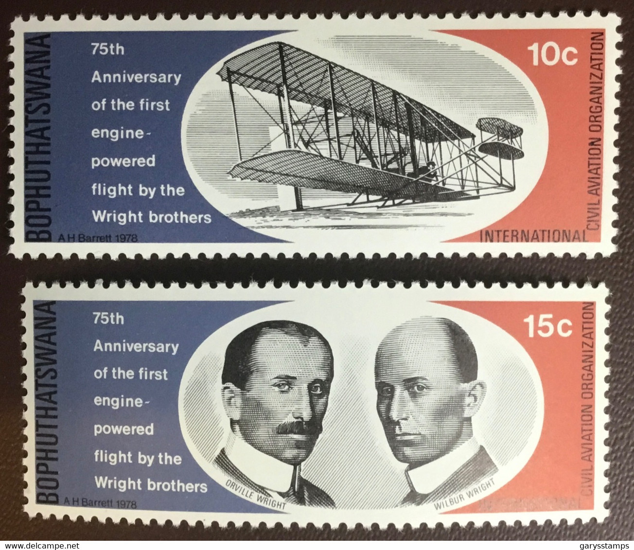 Bophuthatswana 1978 Wright Brothers Flight Anniversary MNH - Bofutatsuana